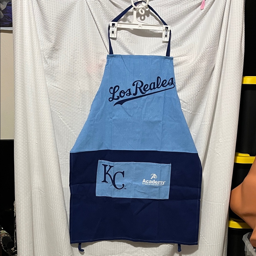 Los Reales Blue Cooking Apron